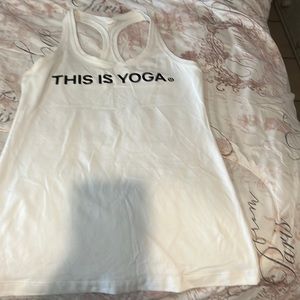 Size small tank This is yoga Tank Top